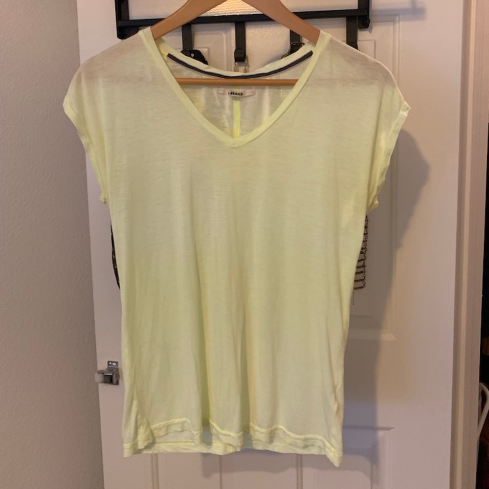 J Brand Light Highlighter Tee